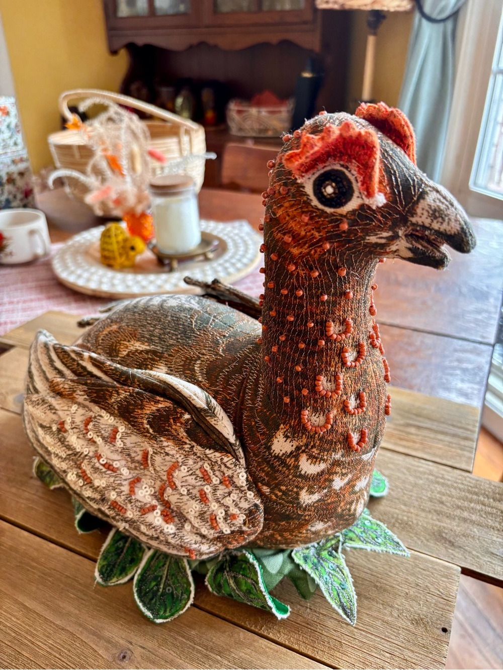 John Derian NWT Grouse Pillow